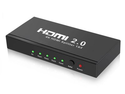    Orient HDMI 4K Splitter 1x4 HSP0104HL-2.0