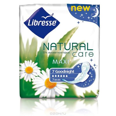   Libresse   "Natural Care Maxi. Goodnight"  ,   ,