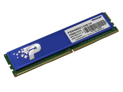     Patriot Memory DDR4 DIMM 2400Mhz PC4-19200 CL17 - 4Gb PSD44G240082H
