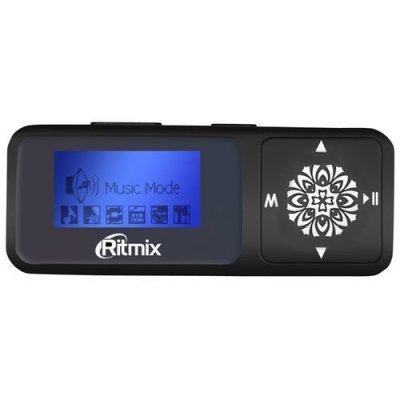   Ritmix (RF-3400-4Gb) Black (MP3 Player, FM, 4Gb, 1"OLED, , microSDHC, USB2.0, Li-Pol)
