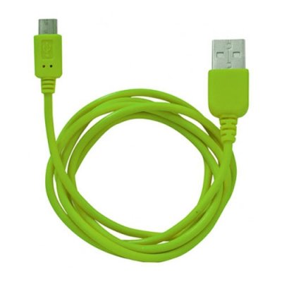    USB 2.0 (AM) -) Micro USB (BM), 1.0m, Human Friends Super Link Rainbow M Green