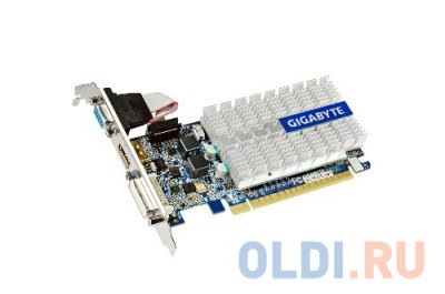    1Gb (PCI-E) GIGABYTE GV-N210SL-1GI  CUDA (GF210, GDDR3, 64 bit, HDCP, VGA, DVI, HDMI, Lo