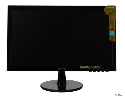    19,5" ASUS VS207N black (LED, LCD, Wide, 1600 x900, 2 ms, 170/160, 250 cd/m, 50`000`000:1,