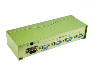   VCOM (VDS8016) 4-port Video Splitter (VGA15M+2VGA15F)+..