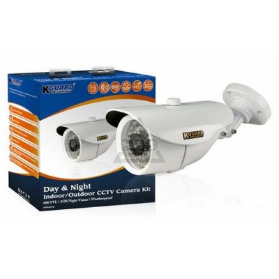      pleervox  KGUARD (HW218  PK) Day&Night Indoor/Outdoor CCTV Camera Kit (6