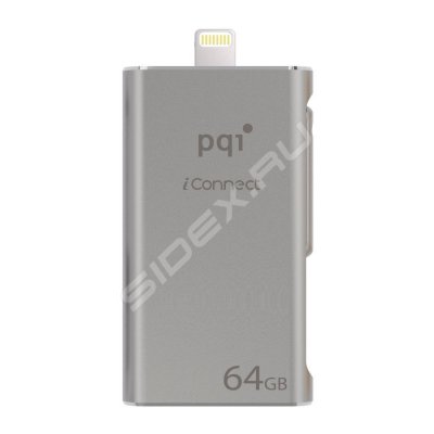    PQI iConnect OTG iOS Flash Drive 64Gb (6I01-064GR2001) ()