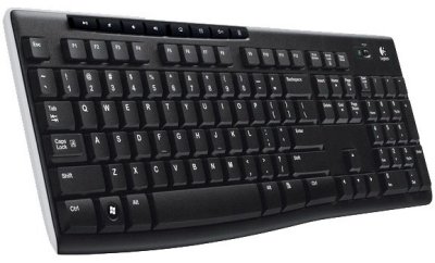      Logitech Wireless Keyboard K270 Black USB