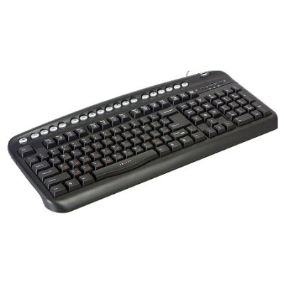      Oklick 320 M Multimedia Keyboard Black USB+PS/2