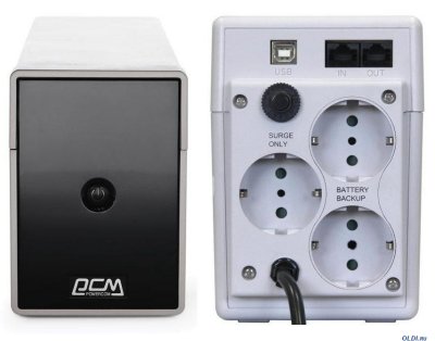    Powercom PTM-500AP (USB, 2 -    + 1  )