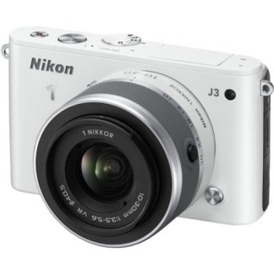         NIKON J3 + 10-30mm +30-110mm VR WHITE