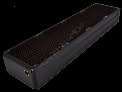    Coolgate X-Flow Copper Radiator Quad 120/65mm thick 2x G1/4" Threads/Silcon Pad/Triple Rows