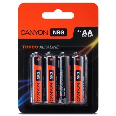    AA - Canyon NRG Alkaline 4pcs/pack S6ALKAA4