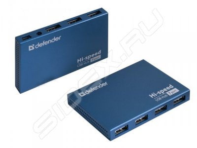    Defender USB QUADRO SEPTIMA SLIM USB 2.0, 7 , ( . 2 )