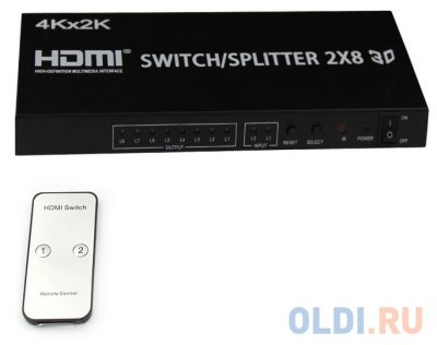    Orient HSP0208H, 2-)8, HDMI 1.4b/3D, UHDTV 4K(3840x2160)/HDTV10