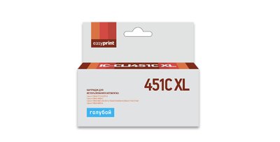    EasyPrint IC-CLI451C XL Cyan  Canon PIXMA iP7240/8740/iX6840/MG5440/5540/5640/6340/6440