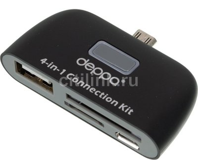   Deppa - OTG connection kit     micro USB 0.15   (11405)