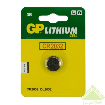    GP CR2032 (Lithium, 1 )