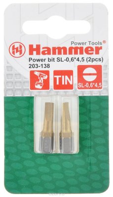    "Hammer", SL-4,5 x 25 , 2 