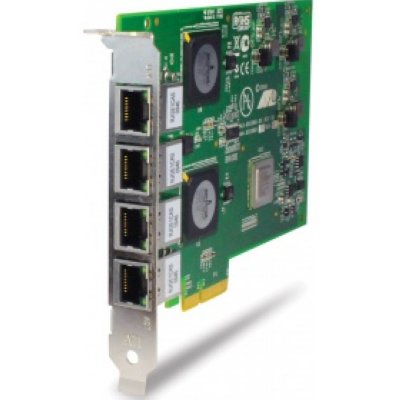     Net Card Allied Telesis PCI-E AT-2973T/4-001 10/100/1000T Quad RJ45 Connectors