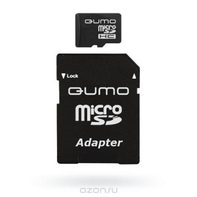   QUMO microSDHC Class 6 4GB + 