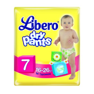   -  Libero "Dry Pants" Mini Pack 16-26  XL+ (14 ) 7322540538793