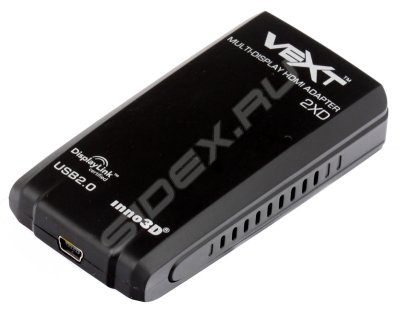     Inno3D VEXT 2HD-HDMI (USB2.0 to HDMI, Graphics Adapter, 32 bit, Max.Res: 1920x10
