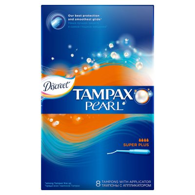    Tampax Discreet Pearl Super Plus Single TM-83726365 8 