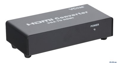    VGA -) HDMI + 2*RCA, VCOM (DD491)