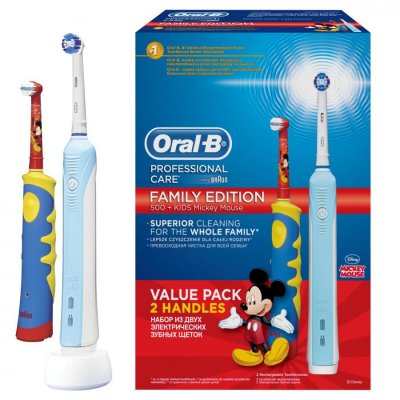     Braun Oral-B 500/D16.513-U + Oral-B Mickey Kids Free 