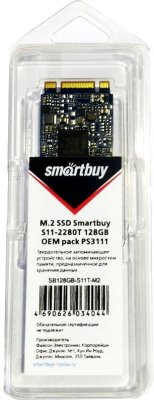   SSD  Smartbuy PS3111 M.2 128Gb SATA III (SB128GB-S11T-M2)