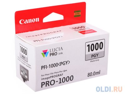    Canon PFI-1000 PGY  IJ SFP PRO-1000 WFG.  . 80 .