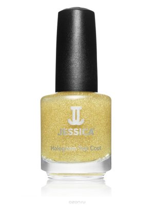   Jessica   A600 Hologram Top Coat Gold, 14,8 