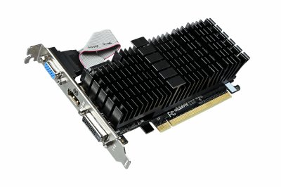    GigaByte GeForce GT 710 954Mhz PCI-E 2.0 1024Mb 1800Mhz 64 bit DVI HDMI HDCP GV-N710SL-1G