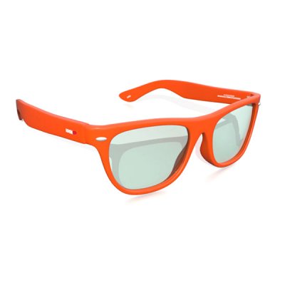   3D Look3D Injected Wayfarer (LK3DH194C3), Orange , Plastic Hard Case