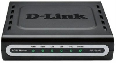    D-Link DSL-2520U/BA/D4A ADSL2/2+   Ethernet  USB