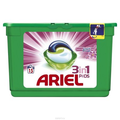      Ariel Pods 3  1 "Touch of Lenor Fresh", 15 