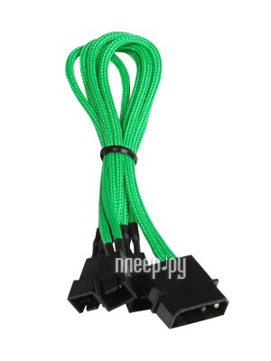    BitFenix Molex to 3x3-pin 5V 20cm Orange-Black -  