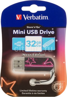    USB VERBATIM Mini Neon Edition 32 ,   