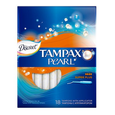    Tampax Discreet Pearl Super Plus Duo TM-83728512 18 