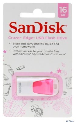     Sandisk 16Gb Cruzer Facet SDCZ55-016G-B35PE USB2.0 electric pink