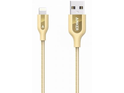    Anker PowerLine+ USB-Lightning MFi 0.9m Gold A8121HB1
