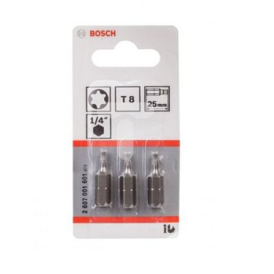     Bosch RX T8 XH torx 25  3  2607001601