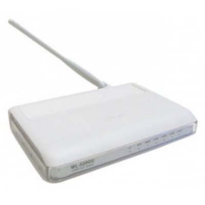    ASUS WL-520GU 125M Broad Range EZ Wireless Router (4UTP 10/100Mbps, 1WAN, USB2.0, 802.11b/g)