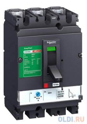     Schneider Electric CVS 100B 3  100A 25kA LV510307
