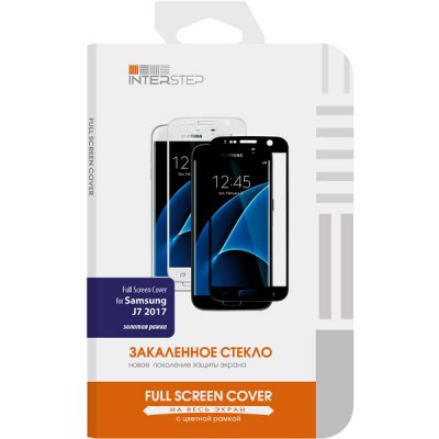     InterStep Full Screen Cover  Samsung J7 (2017) Gold