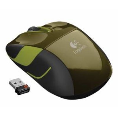      Logitech Wireless Mouse M525 Green-Black USB