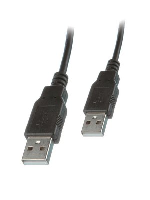     MrCable USB 2.0 A/M-A/M 1.8m Black MDU2.AA.MM-01.8-BL