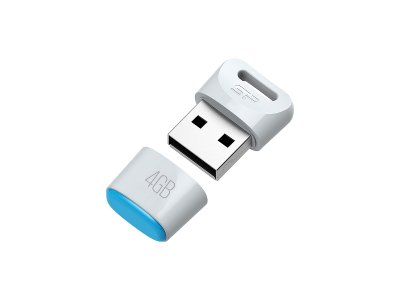   USB Flash  Silicon Power 4Gb LuxMini 320 White USB 2.0 (SP004GBUF2320V1W)