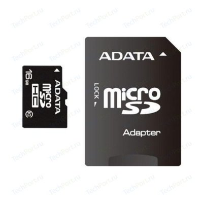     MicroSD 4Gb A-DATA (AUSDH4GCL4-RA1) Class 4 microSDHC + 