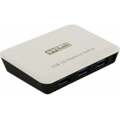    STLab U-810 (RTL) USB 3.0 Hub Gigabit Ethernet Adapter